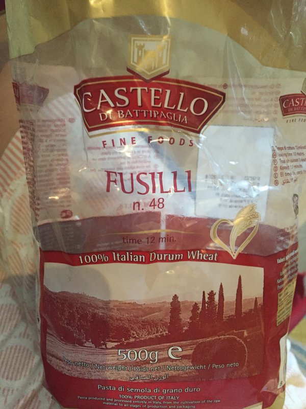 卡斯特 意大利面(单色螺丝型)的热量是多少? 卡斯特 意大利面(单色螺丝型)的热量是多少?