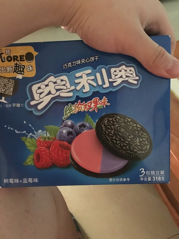 奥利奥 缤纷双果味夹心饼干(树莓味+蓝莓味)的热量是多少? 奥利奥 缤纷双果味夹心饼干(树莓味+蓝莓味)的热量是多少?