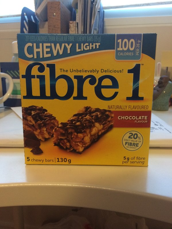 Fiber One Fibre 1 纤维棒(巧克力味)的热量是多少? Fiber One Fibre 1 纤维棒(巧克力味)的热量是多少?